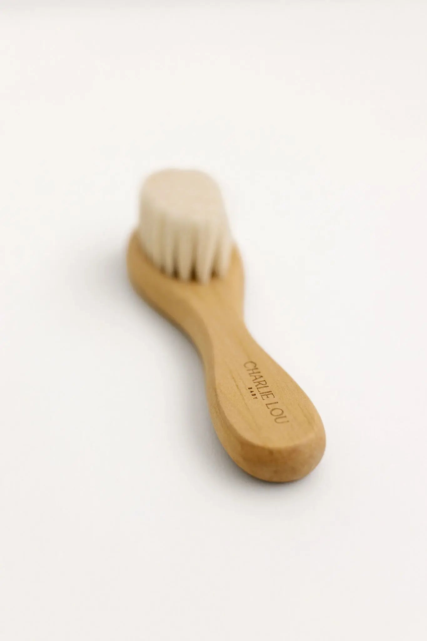 Heirloom Baby Brush Wood Handle Soft Bristles Newborn Charlie Lou Baby Everetts Place: Online Boutique