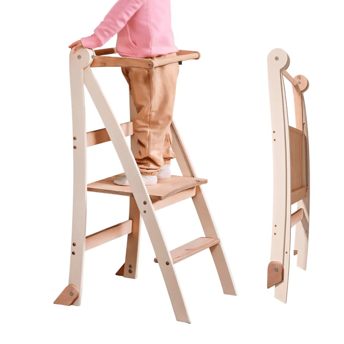 Helper Tower Multi Functional Foldable Step Stool for Kids Goodevas Everetts Place: Online Boutique