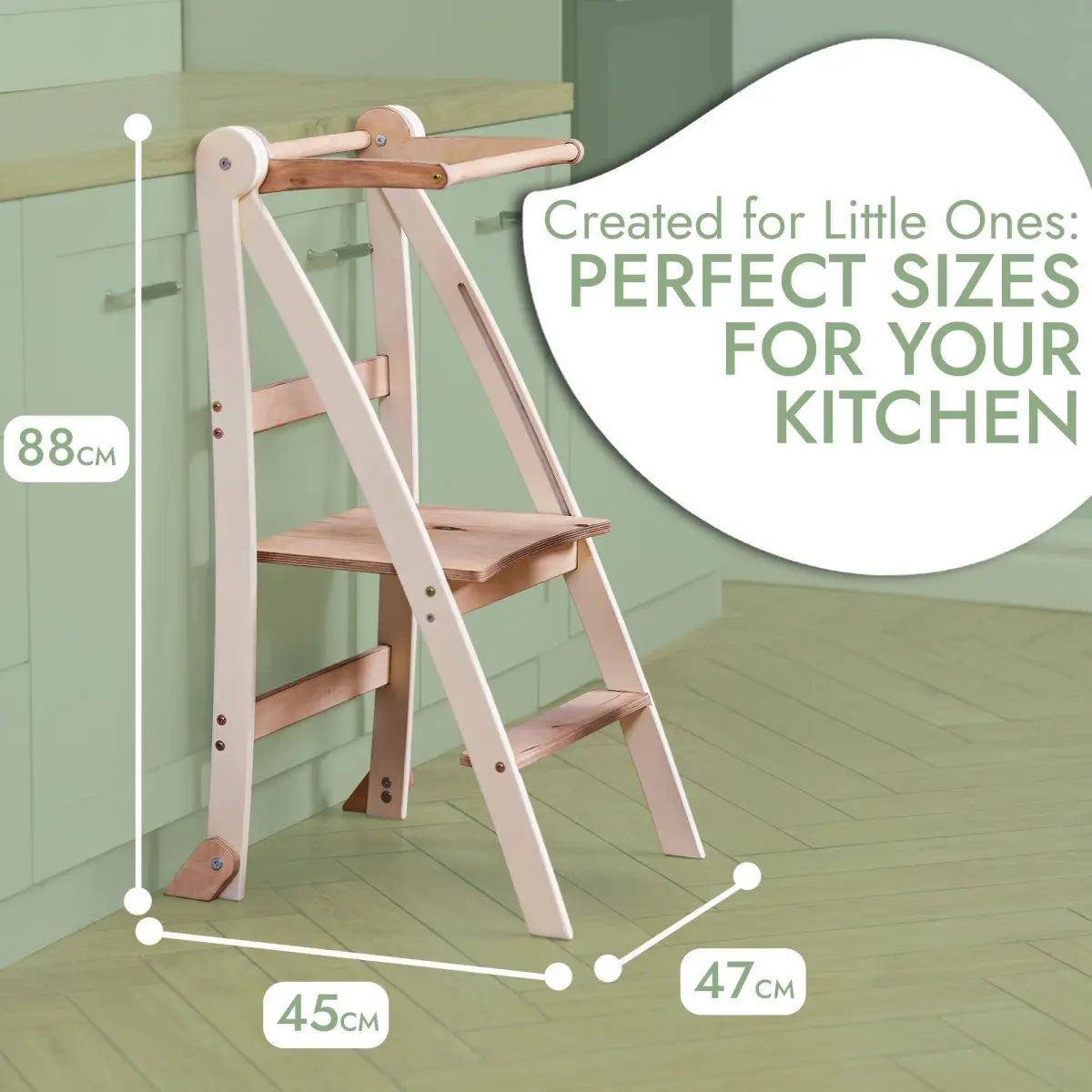 Helper Tower Multi Functional Foldable Step Stool for Kids Goodevas Everetts Place: Online Boutique