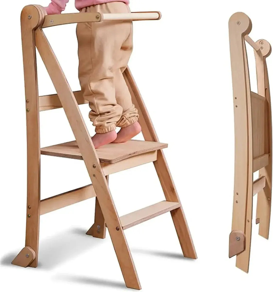 Helper Tower Multi Functional Foldable Step Stool for Kids Goodevas Everetts Place: Online Boutique