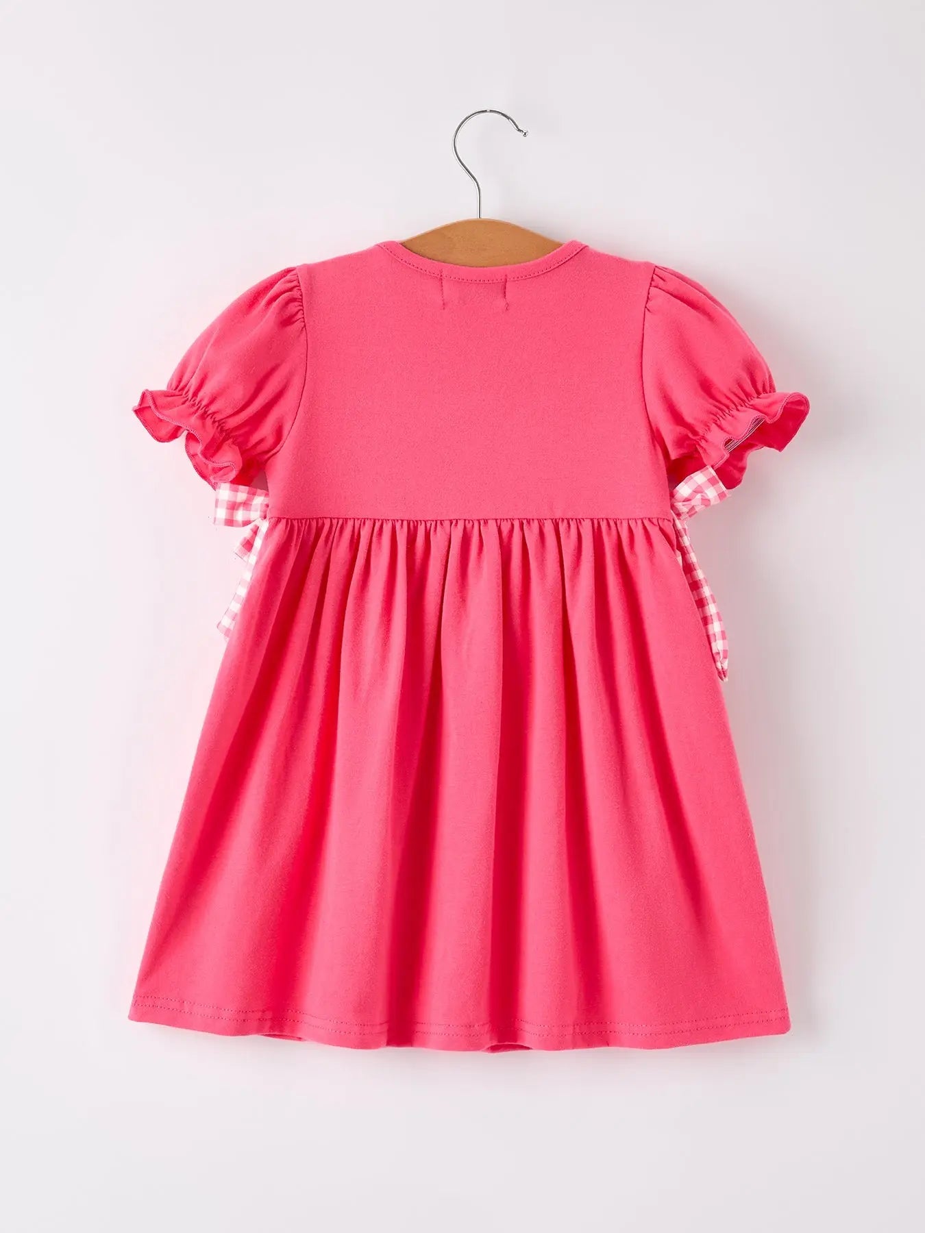 Hot Pink Smocked Church Bishop Christening Dress for Baby Girls Rylee Faith Designs Everetts Place: Online Boutique