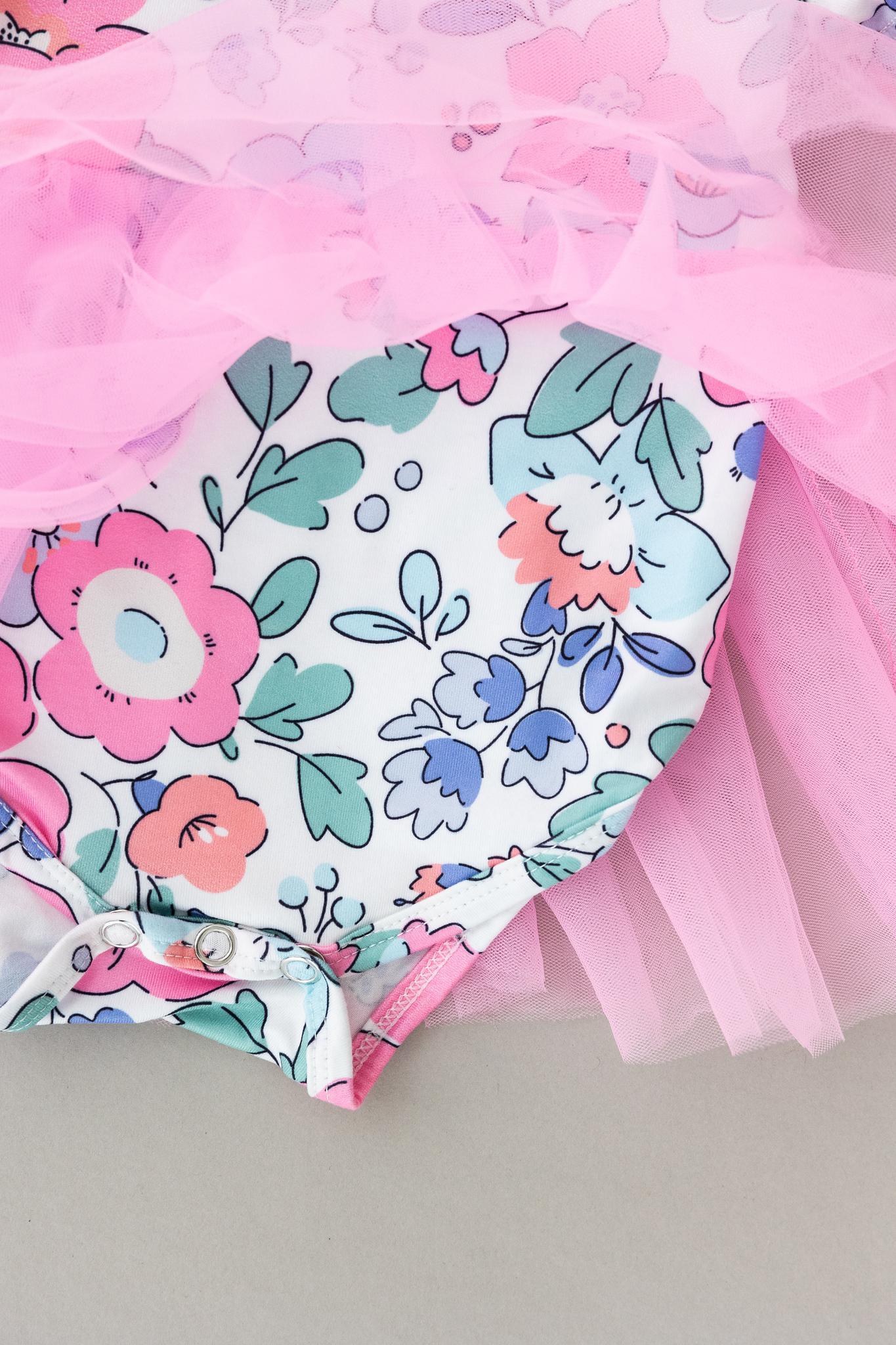 Mila & Rose ® Hydrangea Tutu Bodysuit Baby Outfit On Sale For Girls - Apparel & Accessories > Clothing > Baby & Toddler Clothing > Baby & Toddler Dresses Tutu Bodysuit