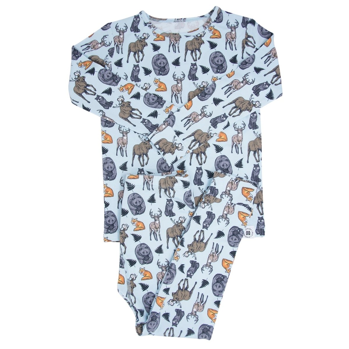 Sweet Bamboo Into the Wild Big Kid Pajama Cozy Sleep Set for Kids Bamboo - Everetts Place Boutique -