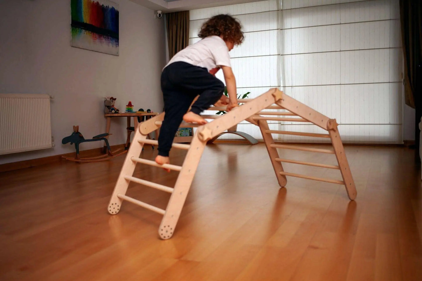Kidodido Kidodido Montessori Climbing Triangle Cube With Ramp - Toys & Games > Toys > Activity Toys Climbing Triangles