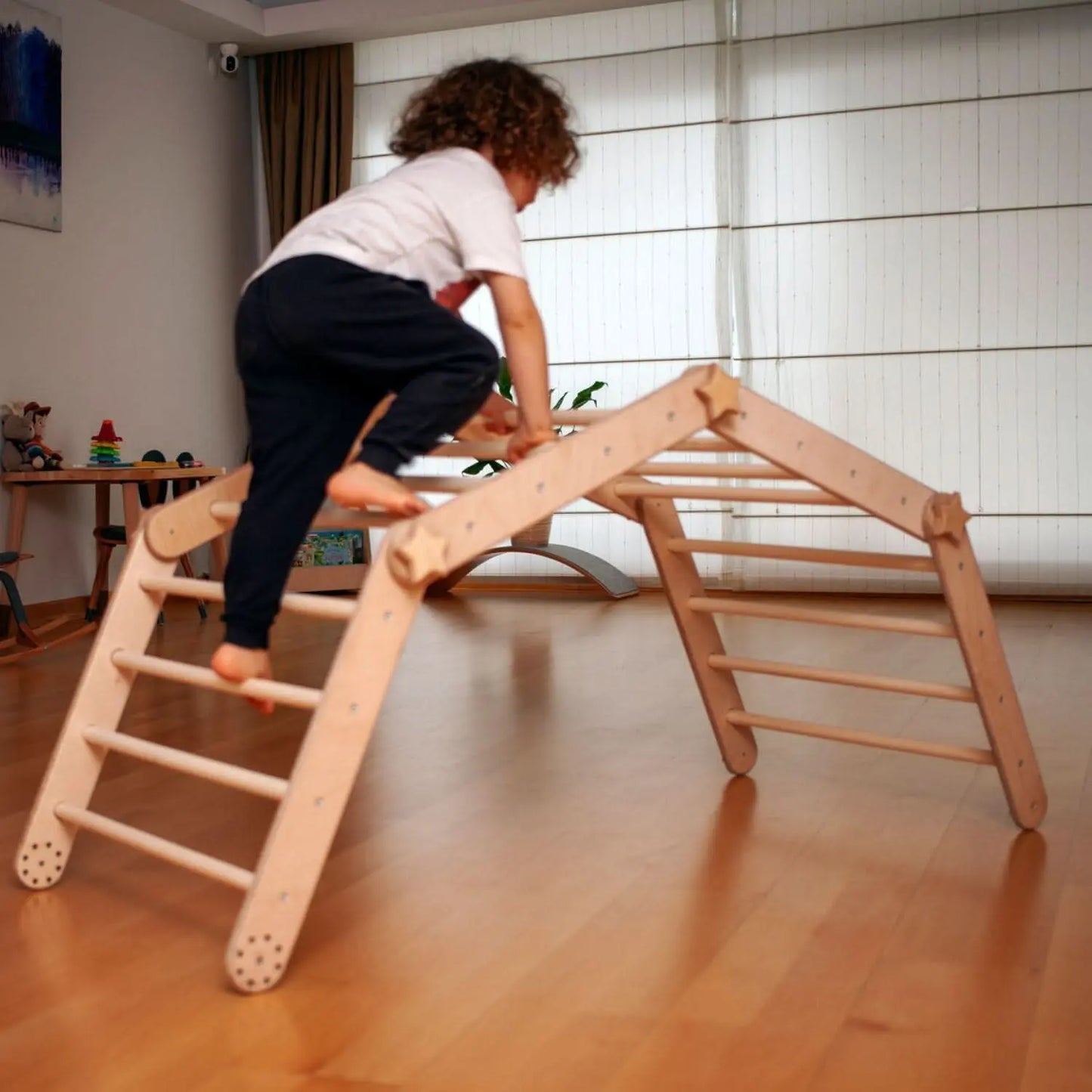 Kidodido Kidodido Montessori Climbing Triangle Cube With Ramp - Toys & Games > Toys > Activity Toys Climbing Triangles