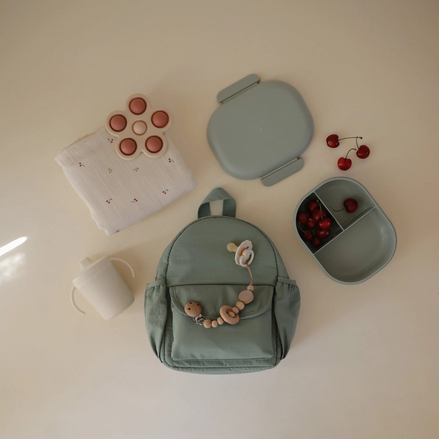 Kids Mini Backpack Water Repellent Easy Clean Adjustable Straps Mushie Everetts Place: Online Boutique