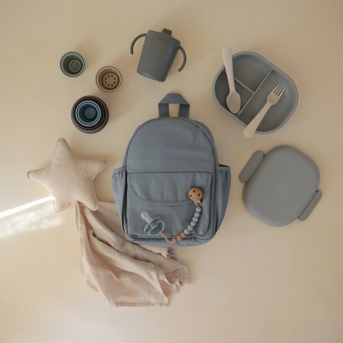 Kids Mini Backpack Water Repellent Easy Clean Adjustable Straps Mushie Everetts Place: Online Boutique