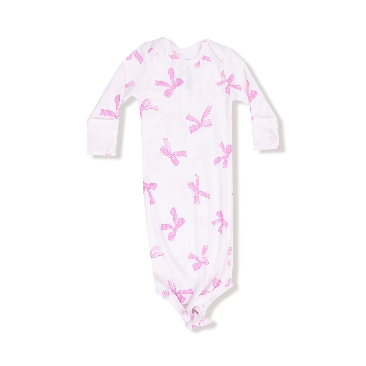 Knotted Baby Gown Buttery Soft Fabric Angel Dear Newborn Angel Dear Everetts Place: Online Boutique