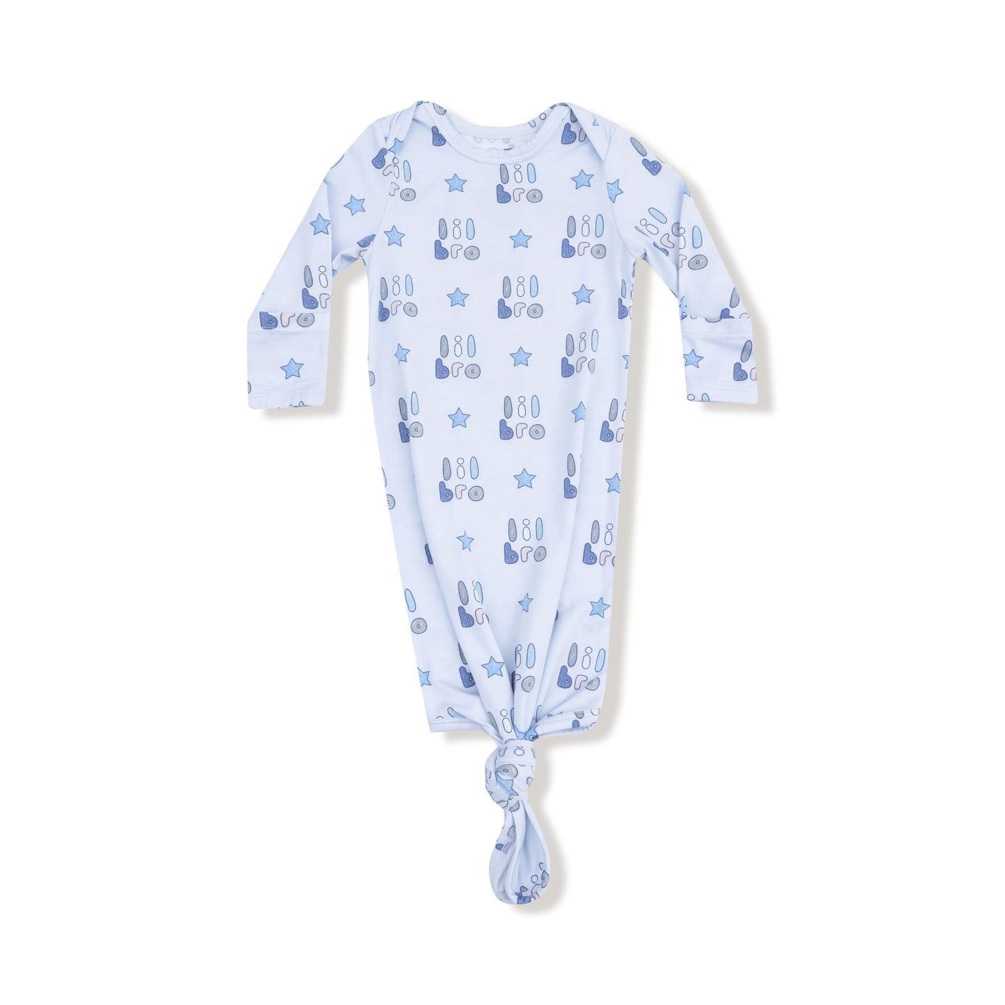 Knotted Baby Gown for Infants Soft Fabric Easy Change Perfect for Sleeping and Snuggling Angel Dear Everetts Place: Online Boutique