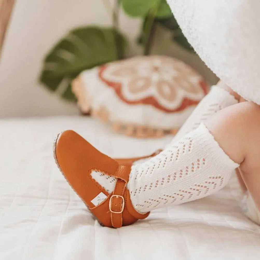 Little Love Bug Co. LLB Crochet Knee High Socks with Comfortable Stretch for Kids - Apparel & Accessories > Clothing > Baby & Toddler Clothing > Baby & Toddler Socks & Tights Socks