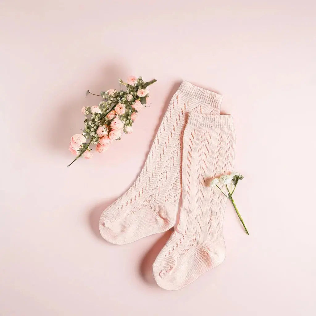 LLB Crochet Knee High Socks (2 pairs in each order) Little Love Bug Co.