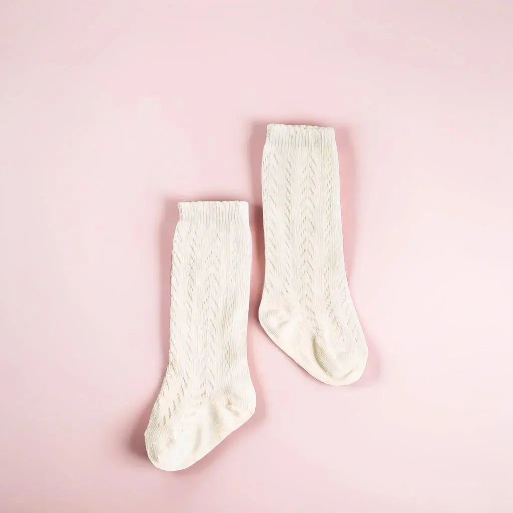 LLB Crochet Knee High Socks (2 pairs in each order) Little Love Bug Co.