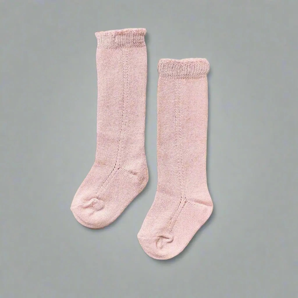 LLB Eyelet Knee High Socks (2 pairs in each order) Little Love Bug Co.