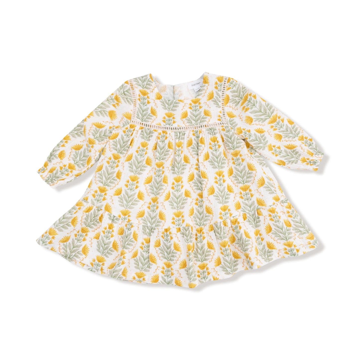 Angel Dear Ladder Trim Dress And Ribbed Leggings Set Angel Dear - Apparel & Accessories > Clothing > Baby & Toddler Clothing > Baby & Toddler Dresses 611