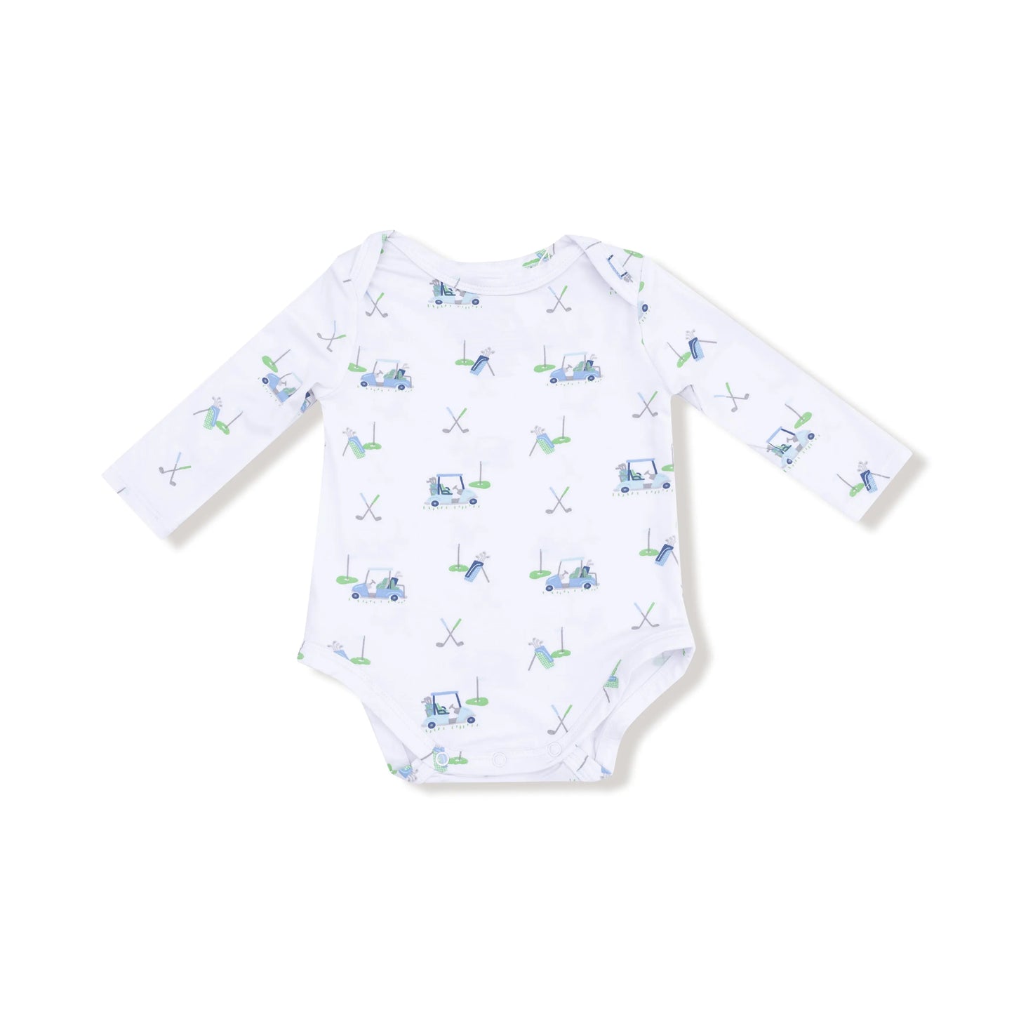 Lap Shoulder Baby Bodysuit Long Sleeve Bamboo Viscose Angel Dear Everetts Place: Online Boutique