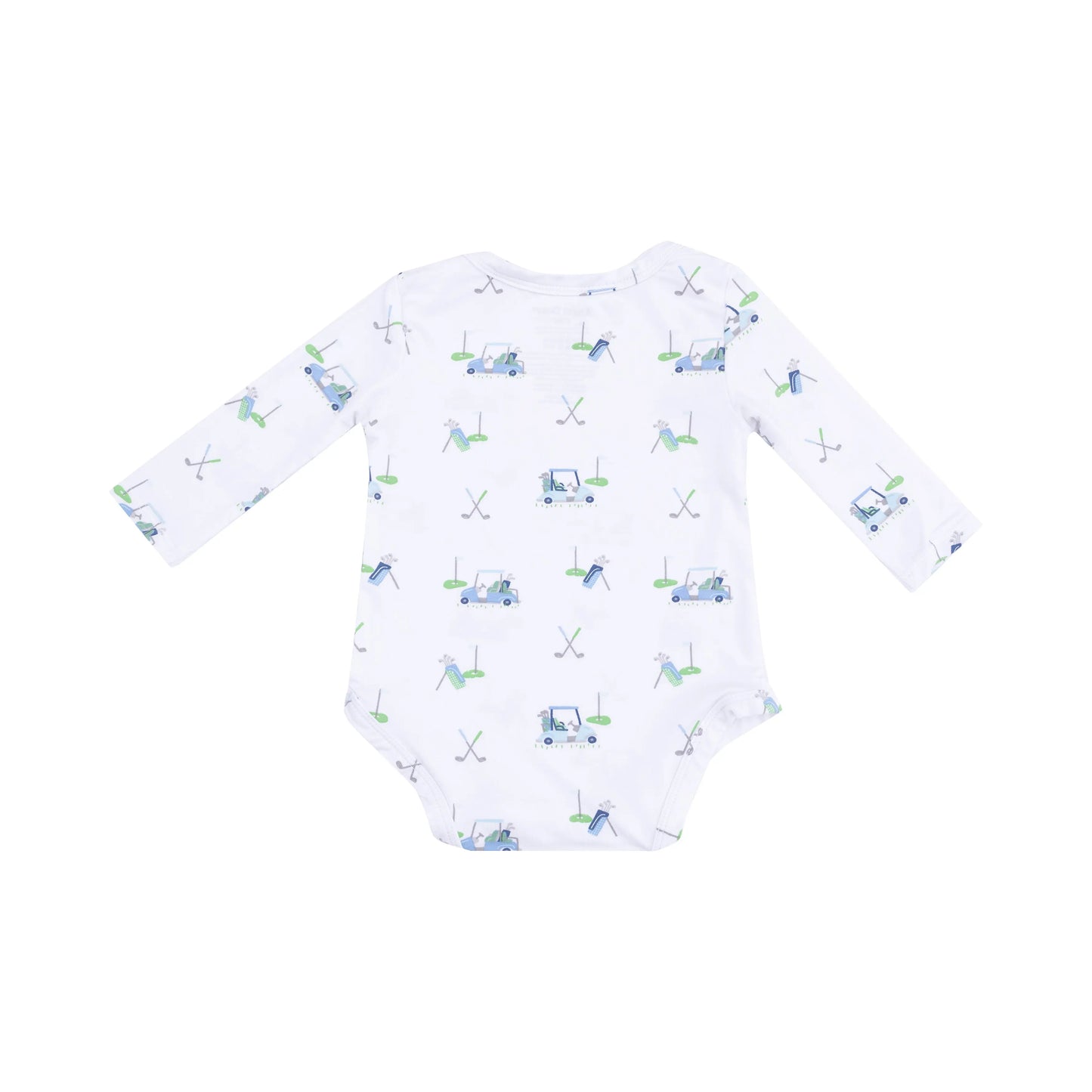 Lap Shoulder Baby Bodysuit Long Sleeve Bamboo Viscose Angel Dear Everetts Place: Online Boutique