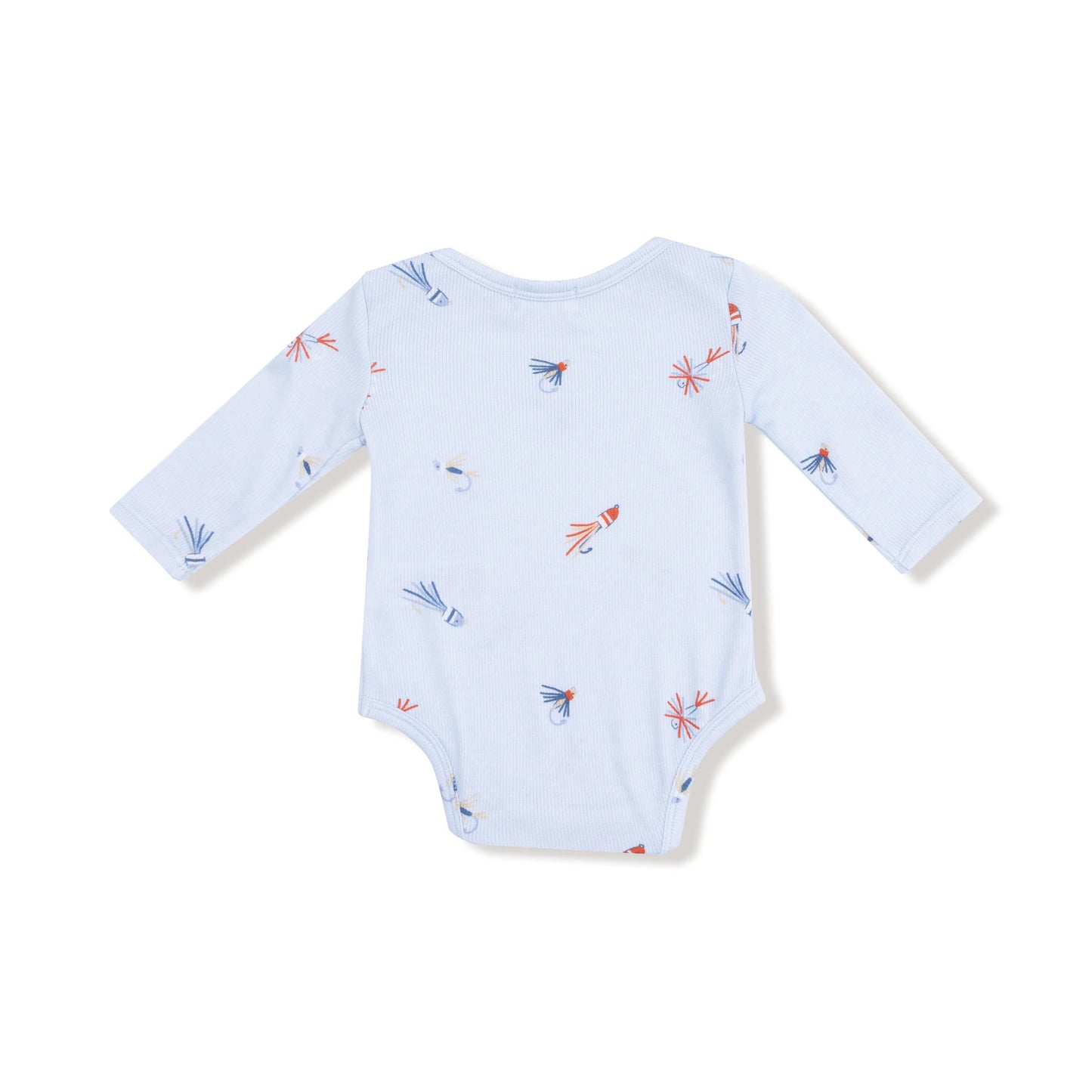 Angel Dear Lap Shoulder Bodysuit for Babies Long Sleeve Ribbed Modal - Apparel & Accessories > Clothing > Baby & Toddler Clothing > Baby One-Pieces 147