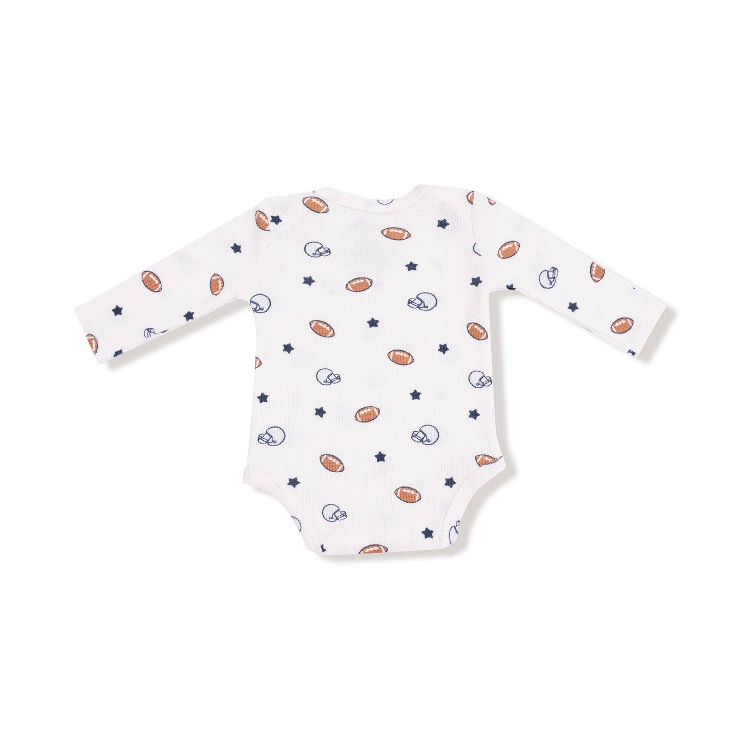 Lap Shoulder Thermal Waffle Long Sleeve Bodysuit For Babies Angel Dear Everetts Place: Online Boutique