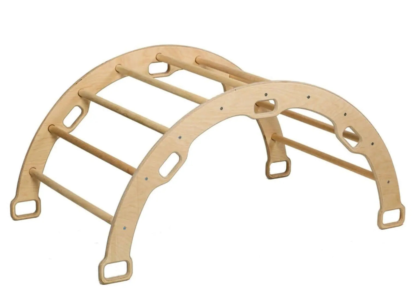 Kidodido Large Montessori Climbing Arch Rocker With Plush Pillow Set - Baby & Toddler > Baby Toys & Activity Equipment > Baby Bouncers & Rockers Climbing Arch and Rockers