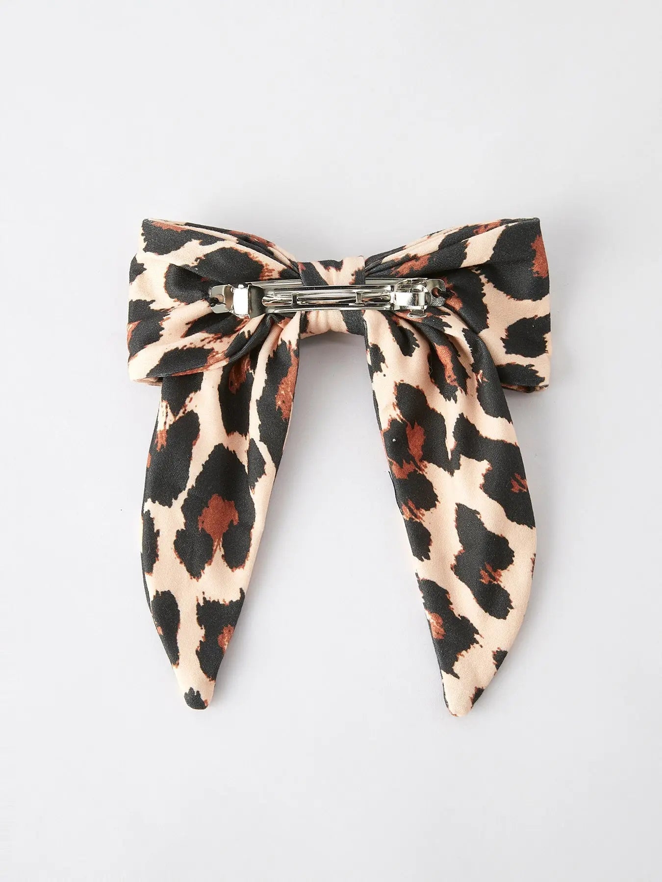 Leopard Print Bow Hairpin Trendy Hair Accessory for Bold Style Rylee Faith Designs Everetts Place: Online Boutique