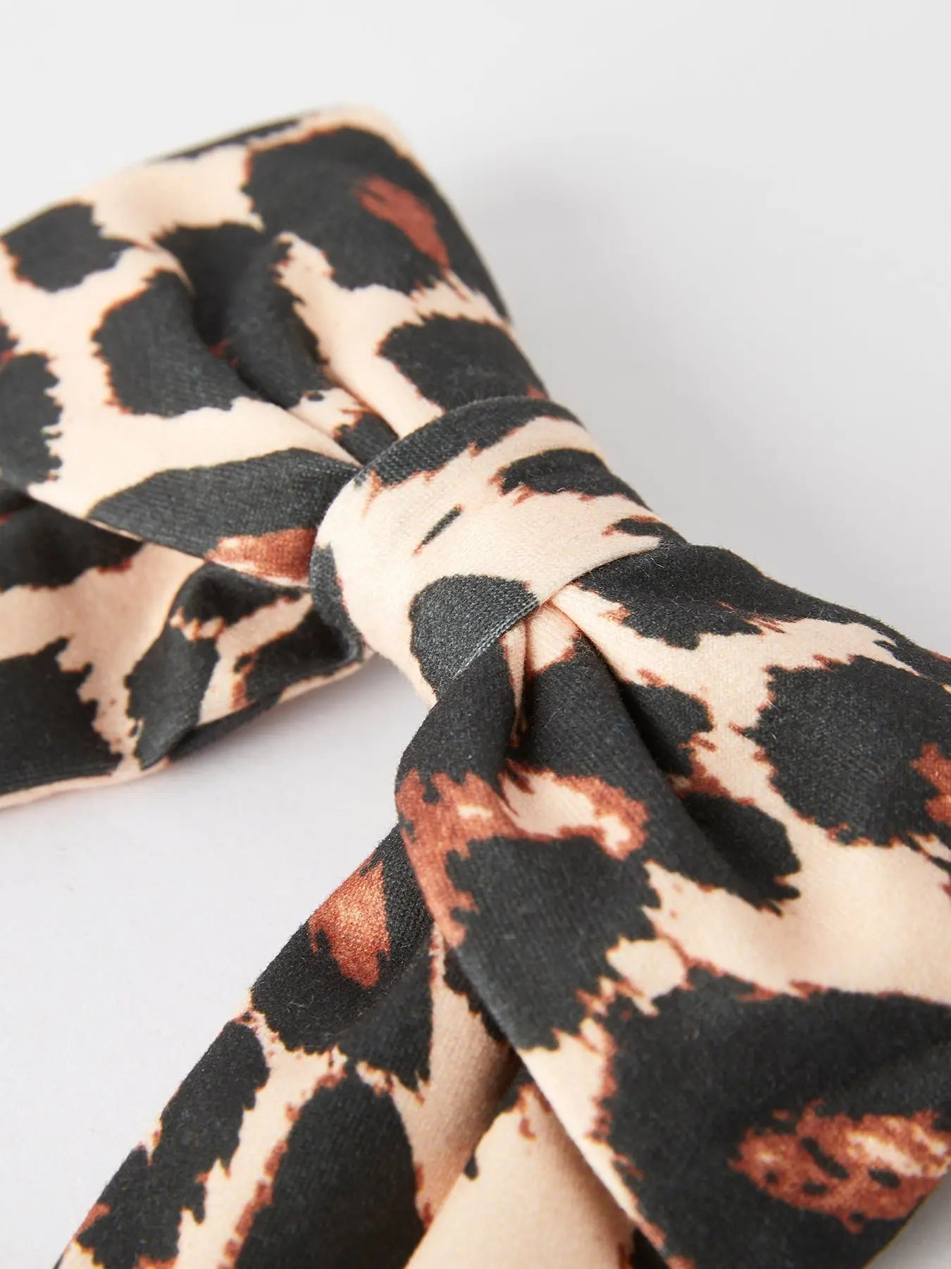 Leopard Print Bow Hairpin Trendy Hair Accessory for Bold Style Rylee Faith Designs Everetts Place: Online Boutique