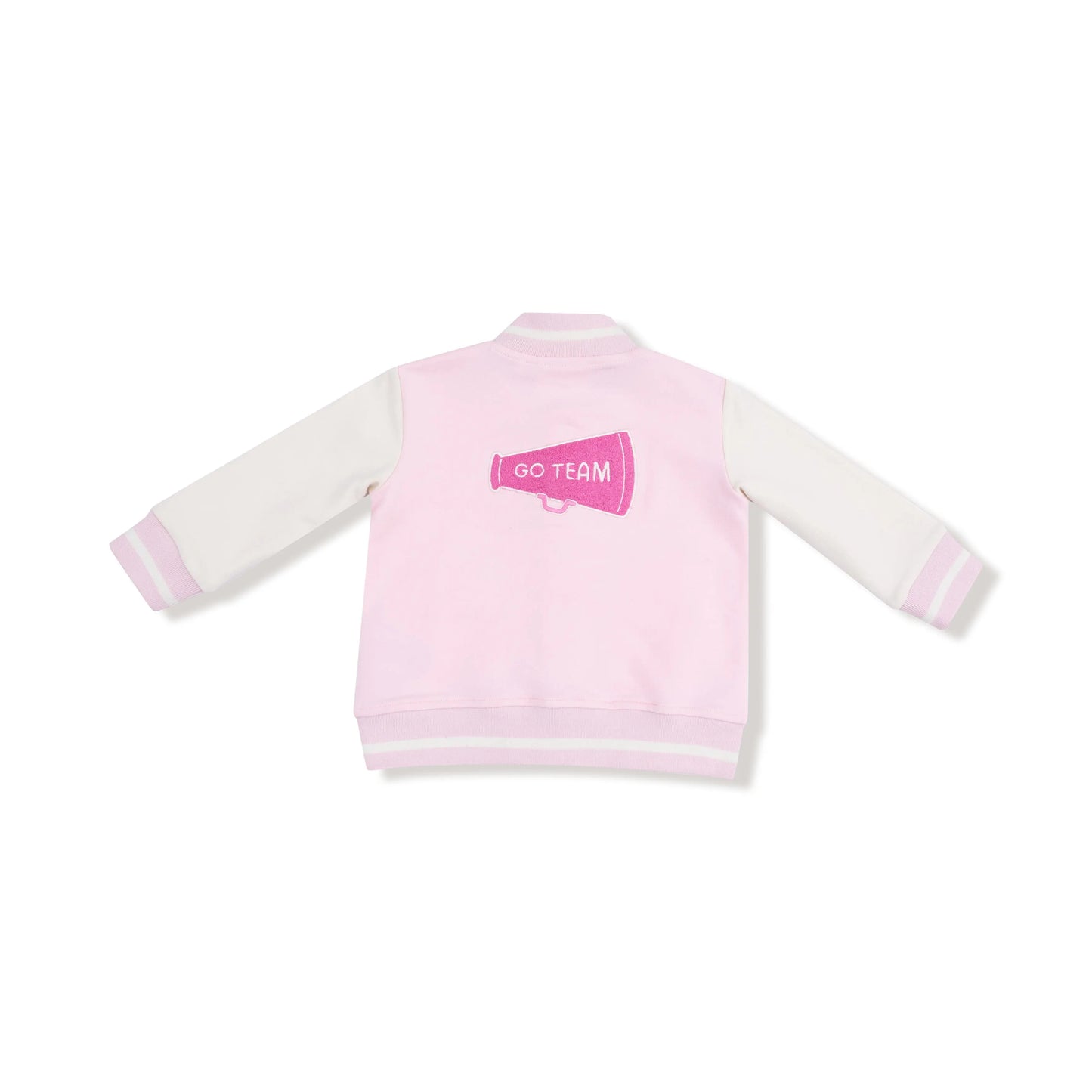 Letterman Jacket with Chenille Megaphone Patch for Kids Angel Dear Everetts Place: Online Boutique