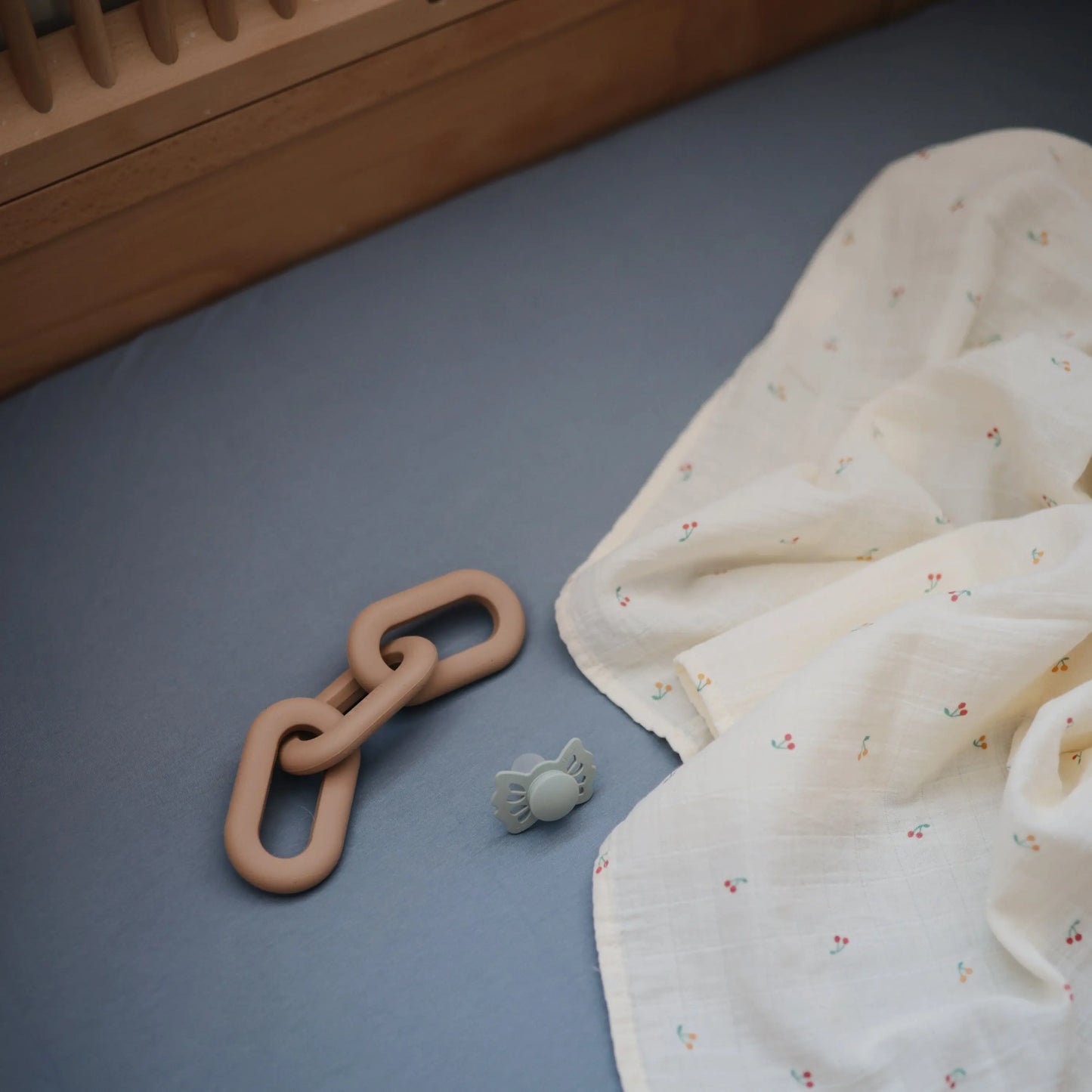Links Teether Made from Food Grade Silicone for Sore Gums Relief and Comfort Mushie Everetts Place: Online Boutique