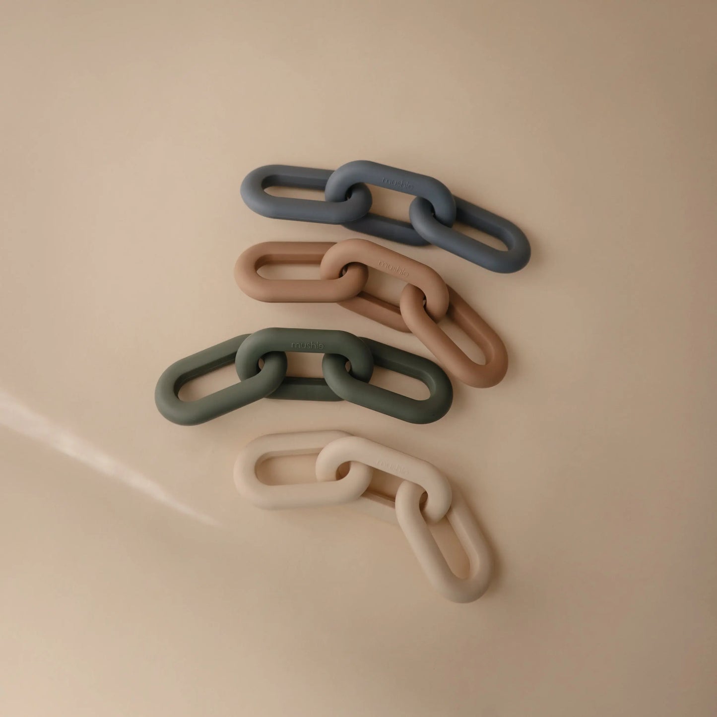 Links Teether Made from Food Grade Silicone for Sore Gums Relief and Comfort Mushie Everetts Place: Online Boutique