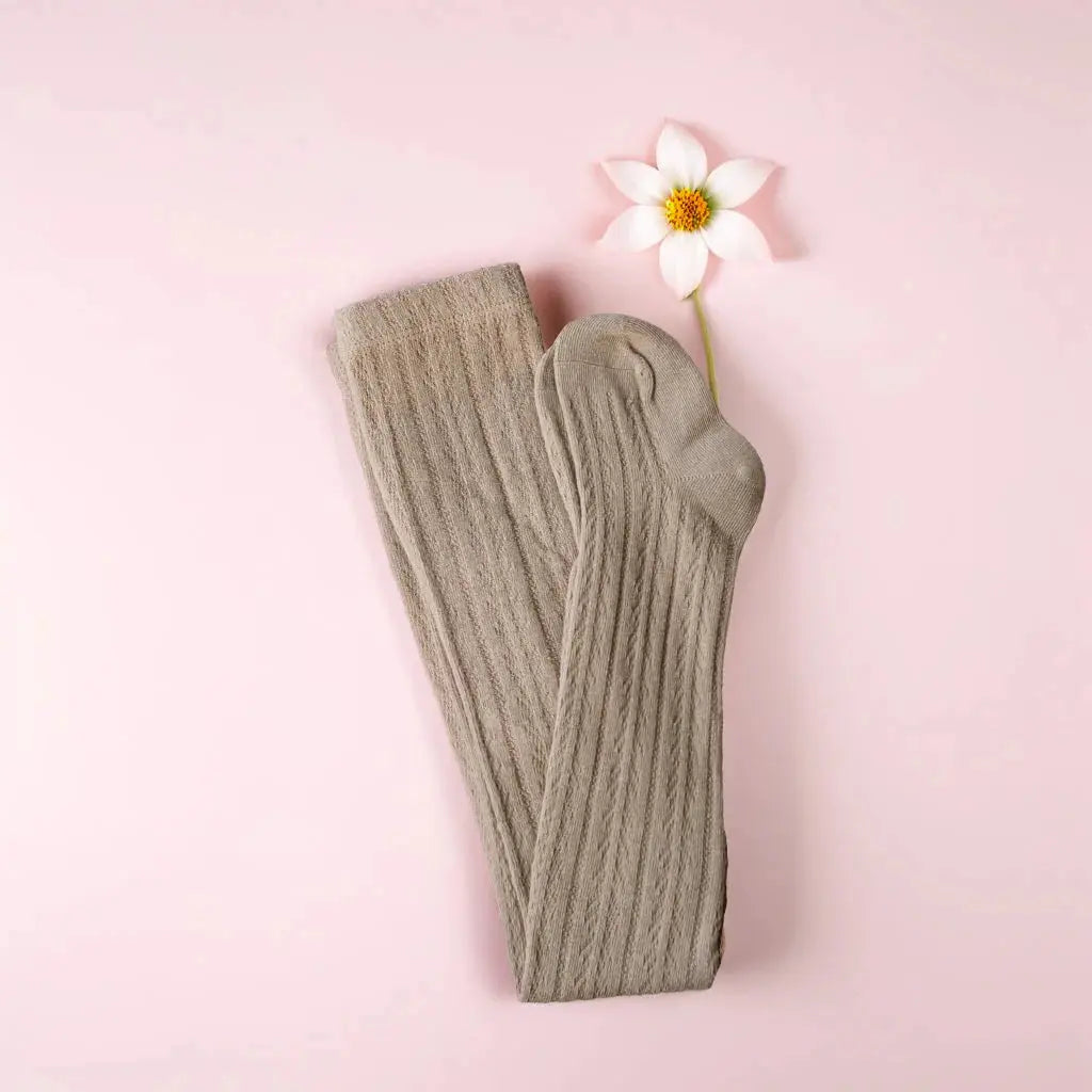 Little Love Bug Cable Knit Tights Little Love Bug Co.