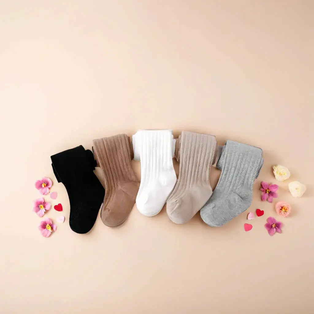 Little Love Bug Cable Knit Tights Little Love Bug Co.