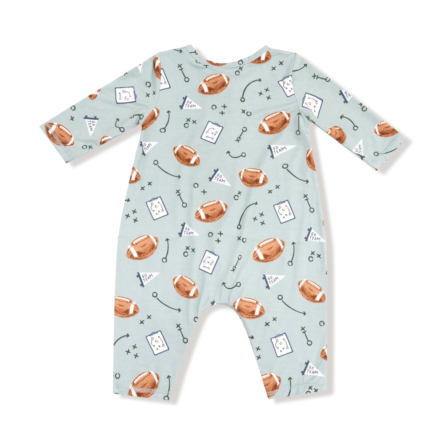 Long Sleeve Henley Romper for Baby in Soft Viscose from Bamboo Angel Dear Everetts Place: Online Boutique