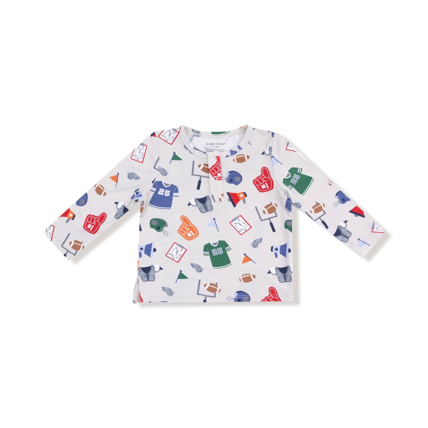 Long Sleeve Henley for Kids Cozy Essential for Fall and Winter Layering Angel Dear Everetts Place: Online Boutique