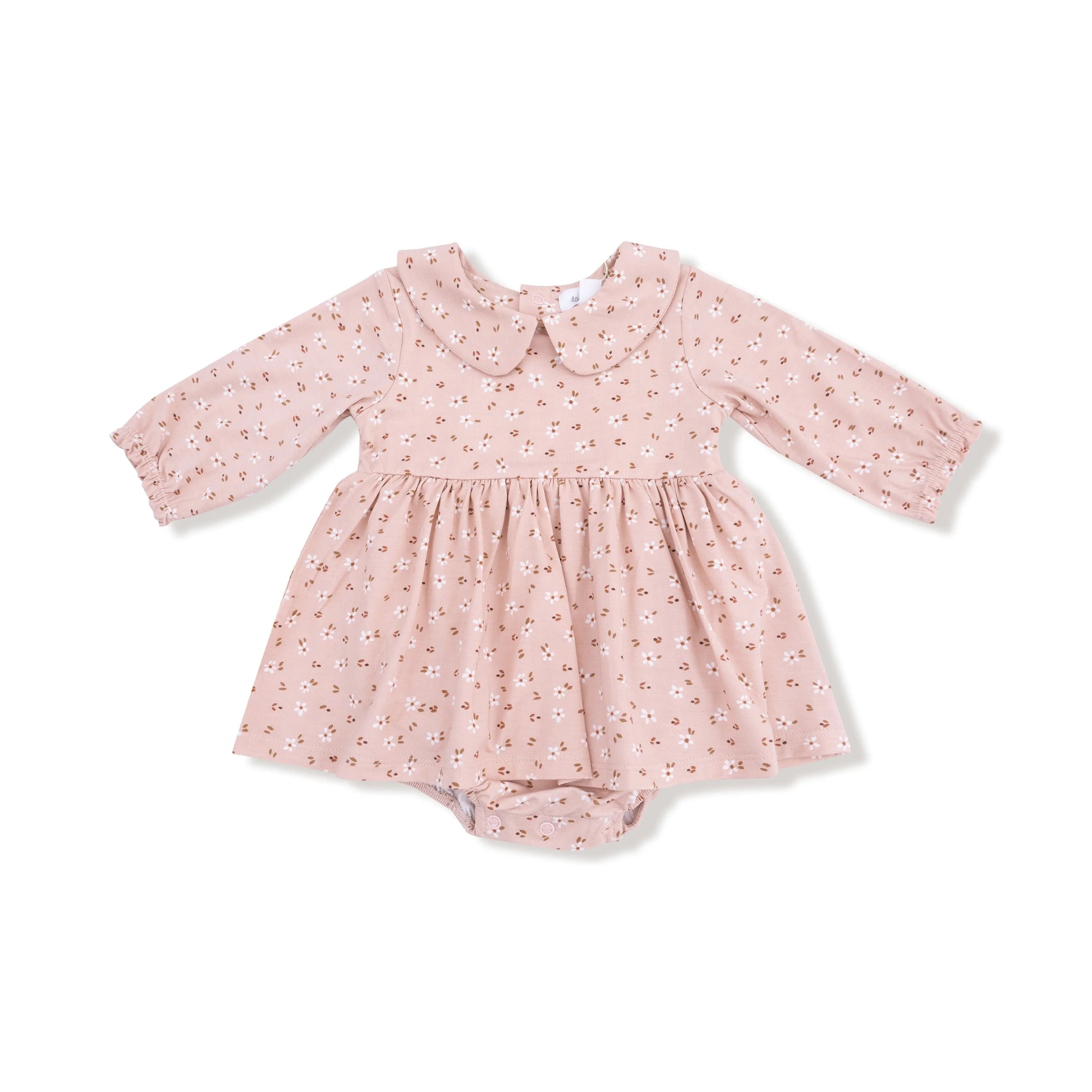 Angel Dear Long Sleeve Peter Pan Collar Bubble Dress With Skirt - Apparel & Accessories > Clothing > Baby & Toddler Clothing > Baby One-Pieces 668