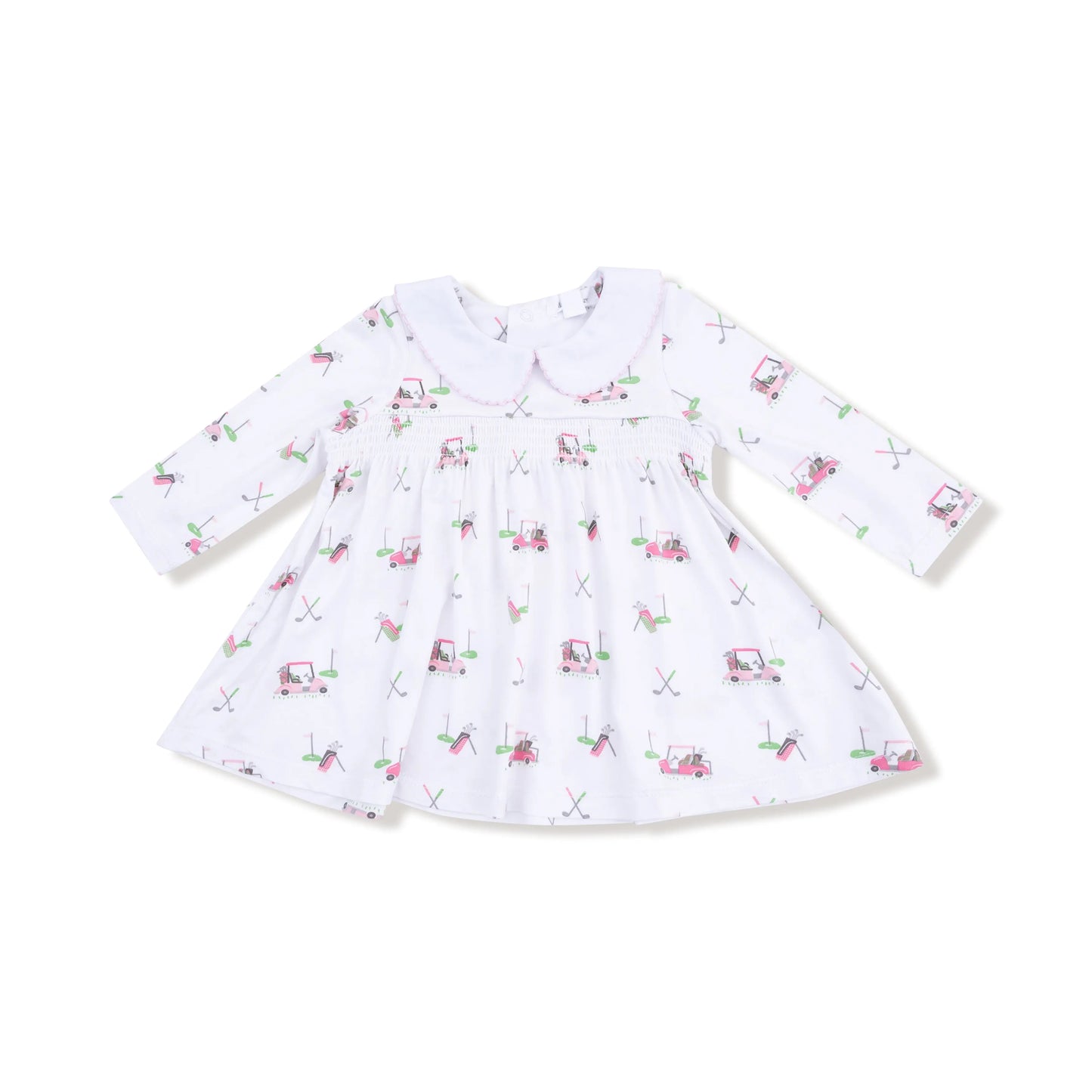 Angel Dear Long Sleeve Peter Pan Collar Dress With Bloomer For Baby - Apparel & Accessories > Clothing > Baby & Toddler Clothing > Baby & Toddler Dresses 890