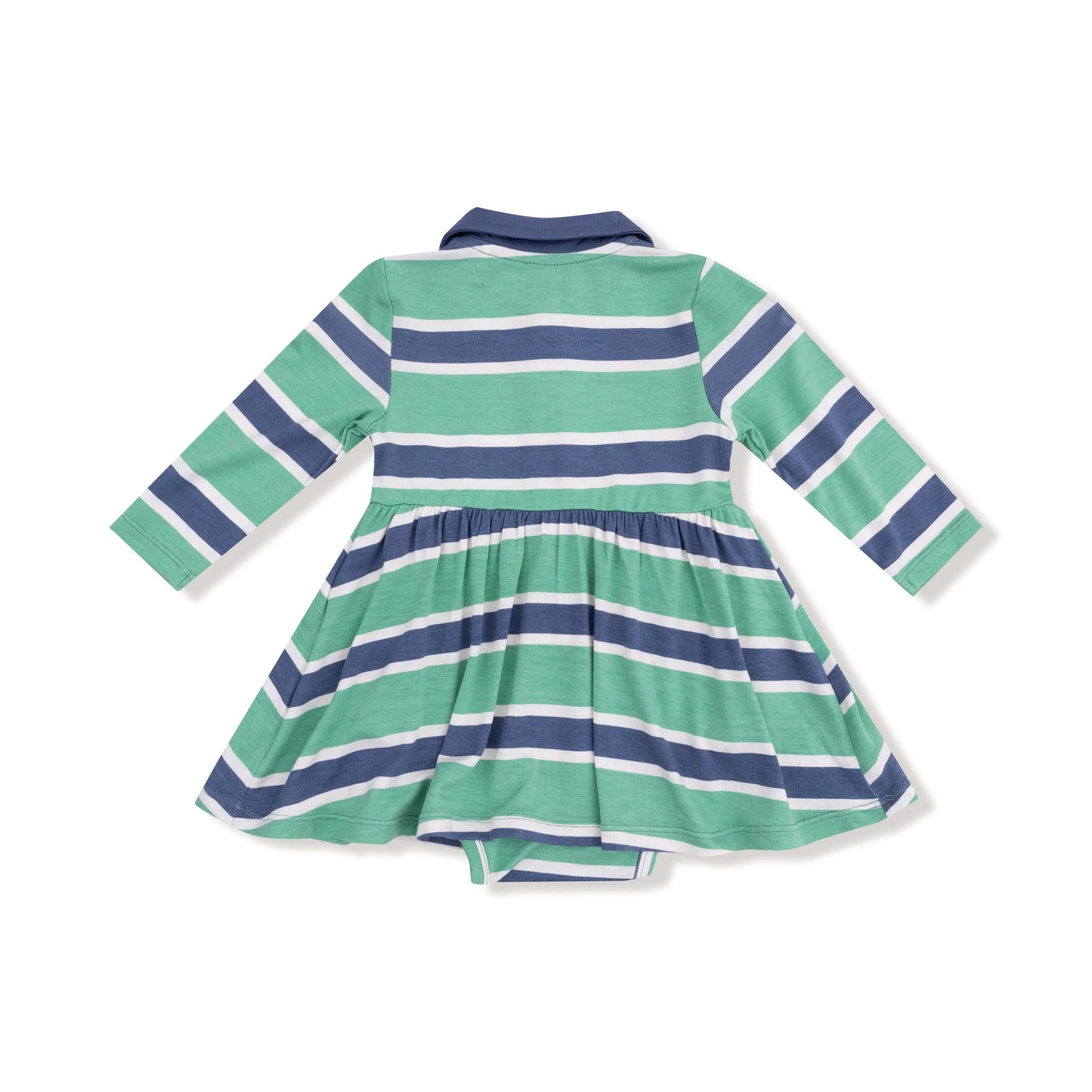 Long Sleeve Polo Bodysuit Dress for Kids in Soft Viscose from Bamboo Angel Dear Everetts Place: Online Boutique