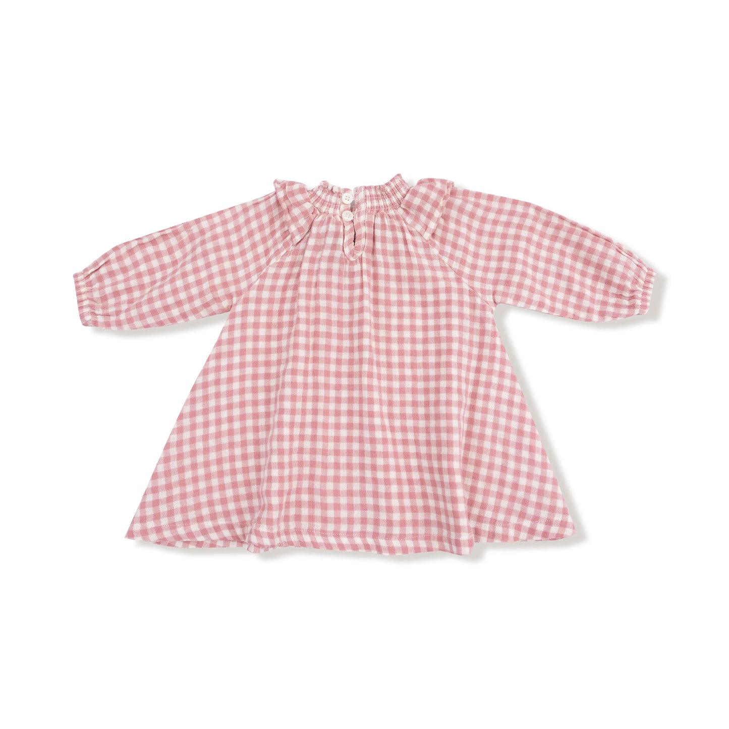 Long Sleeve Ruffle Smocked Neck Dress and Diaper Cover Angel Dear Everetts Place: Online Boutique
