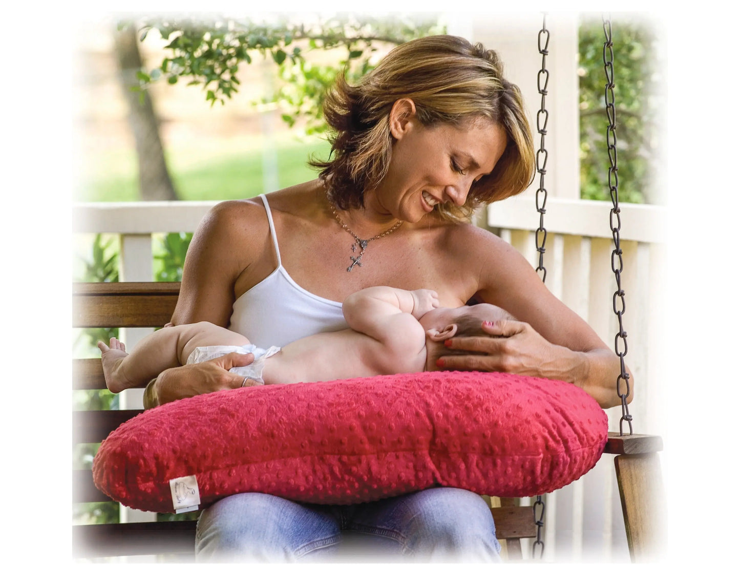Luna Lullaby Luna Lullaby Nursing Pillow Contemporary Rose Award Winning - Baby & Toddler > Nursing & Feeding > Nursing Pillows Luna Lullaby Nursing Pillow