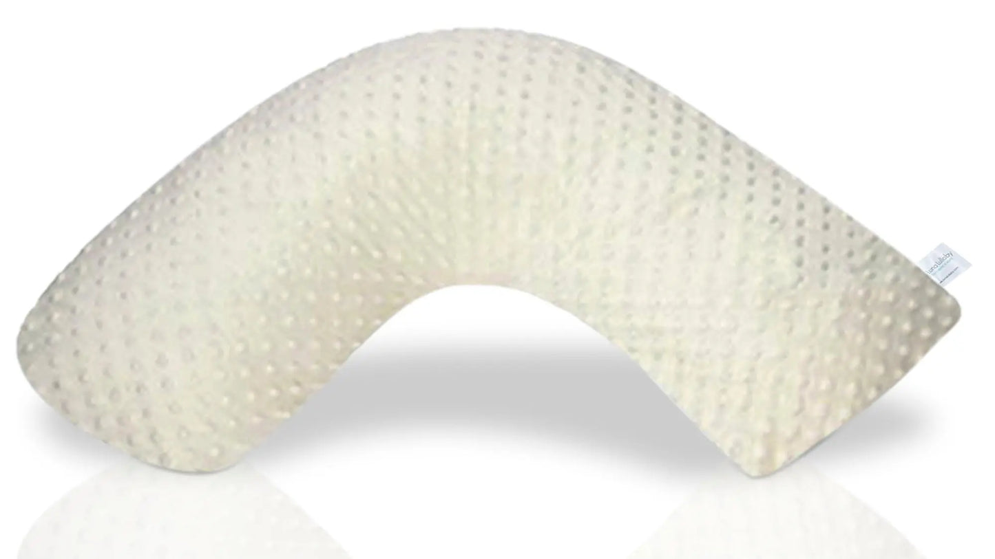Luna Lullaby Luna Lullaby Nursing Pillow Cover Ivory Dot Soft Plush Minky - Baby & Toddler > Nursing & Feeding > Nursing Pillow Covers Luna Lullaby Nursing Pillow Covers