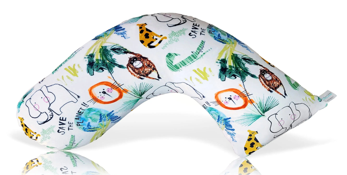 Luna Lullaby Luna Lullaby Nursing Pillow Jungle Fun For Easier Latch - Baby & Toddler > Nursing & Feeding > Nursing Pillows Luna Lullaby Nursing Pillow