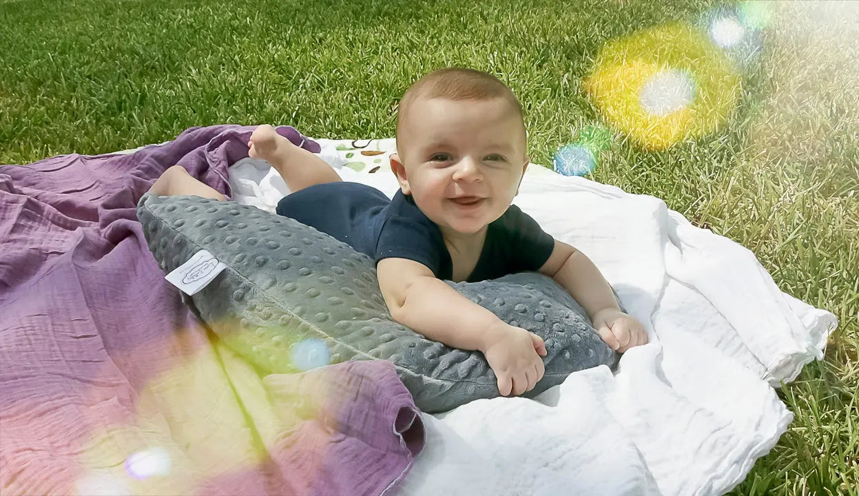 Luna Lullaby Luna Lullaby Travel Pillow Pink Dot For Moms On The Go - Baby & Toddler > Nursing & Feeding > Nursing Pillows Luna Lullaby Travel Pillow