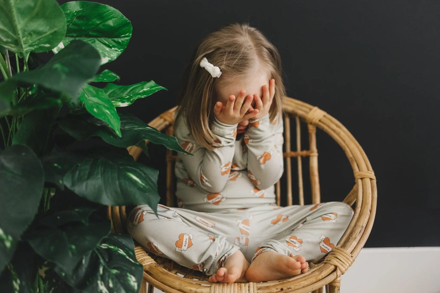 Little Joy Co. Mama Tattoo Hearts 2 Piece Bamboo Pajamas Set For Women - Apparel & Accessories > Clothing > Baby & Toddler Clothing > Baby & Toddler Sleepwear