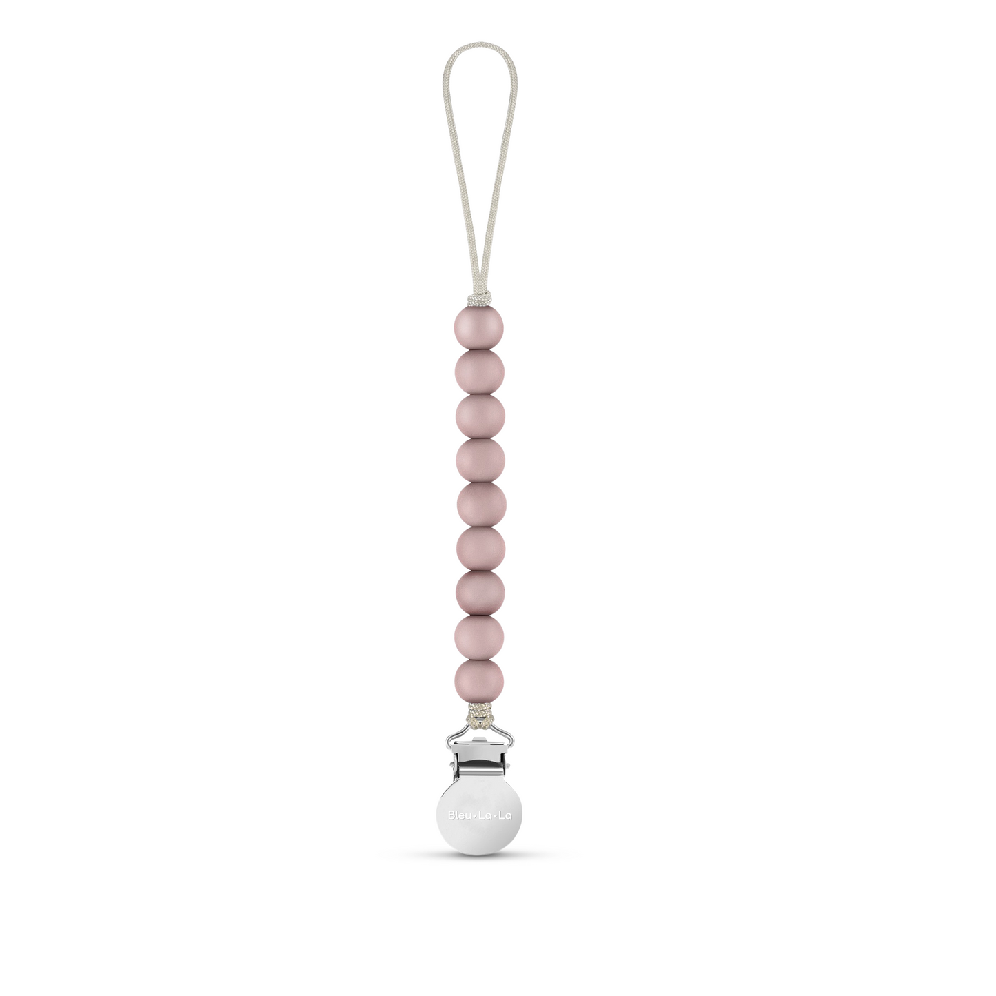 Lulababe Premium Beaded Pacifier Clip CPSIA Tested Safety Compliant Bleu La La
