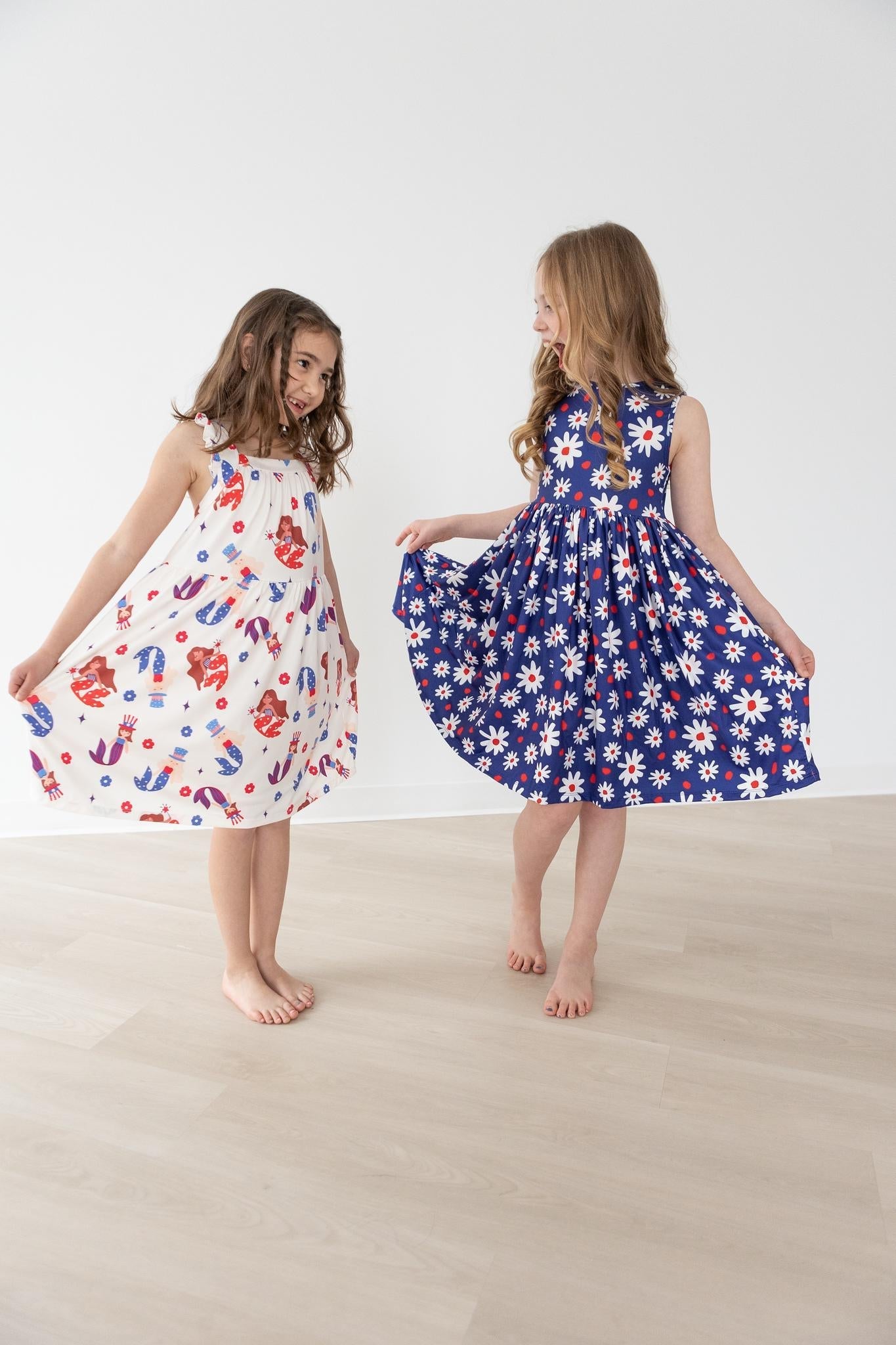 Mila & Rose ® Sale Mer Made In The USA Ruffle Cross Back Dress For Summer - Apparel & Accessories > Clothing > Dresses Ruffle Cross Back Dress