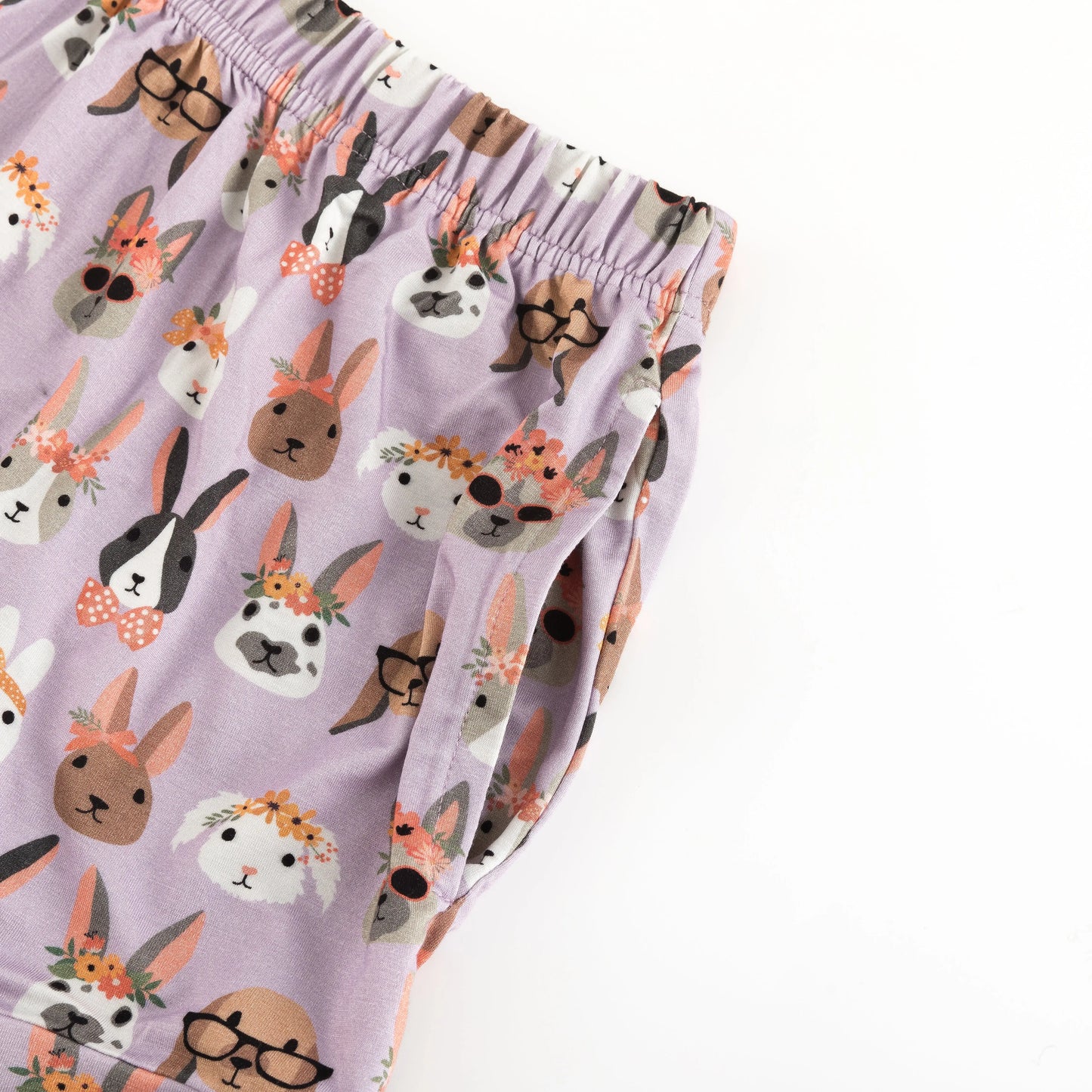 Midsummer Bunnies Womens Bamboo Short Sleeve Pajama Set Dreamlet Everetts Place: Online Boutique