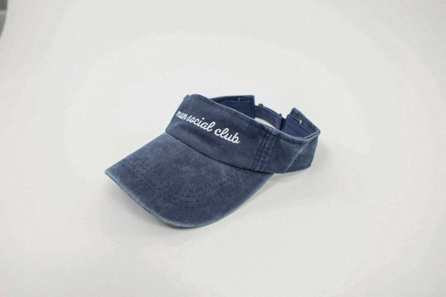 Mom Social Club Visor Vintage Blue Sun Hat For Summer Charlie Lou Baby Everetts Place: Online Boutique