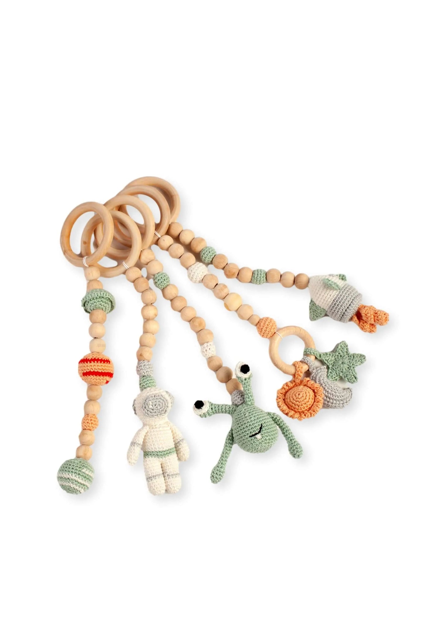 Kidodido Montessori Baby Gym With Hanging Toys Wooden Play Gym - Baby & Toddler > Baby Toys & Activity Equipment > Play Mats & Gyms > Play Mats