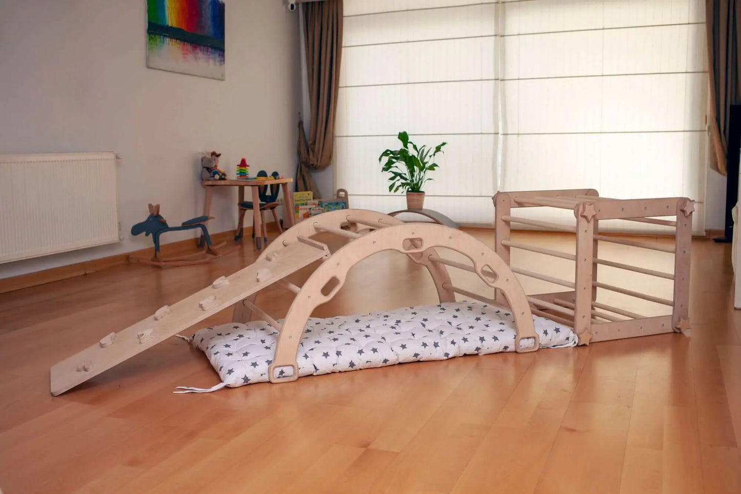 Montessori Climber Set Six Pieces Indoor Playground Kids Kidodido Everetts Place: Online Boutique