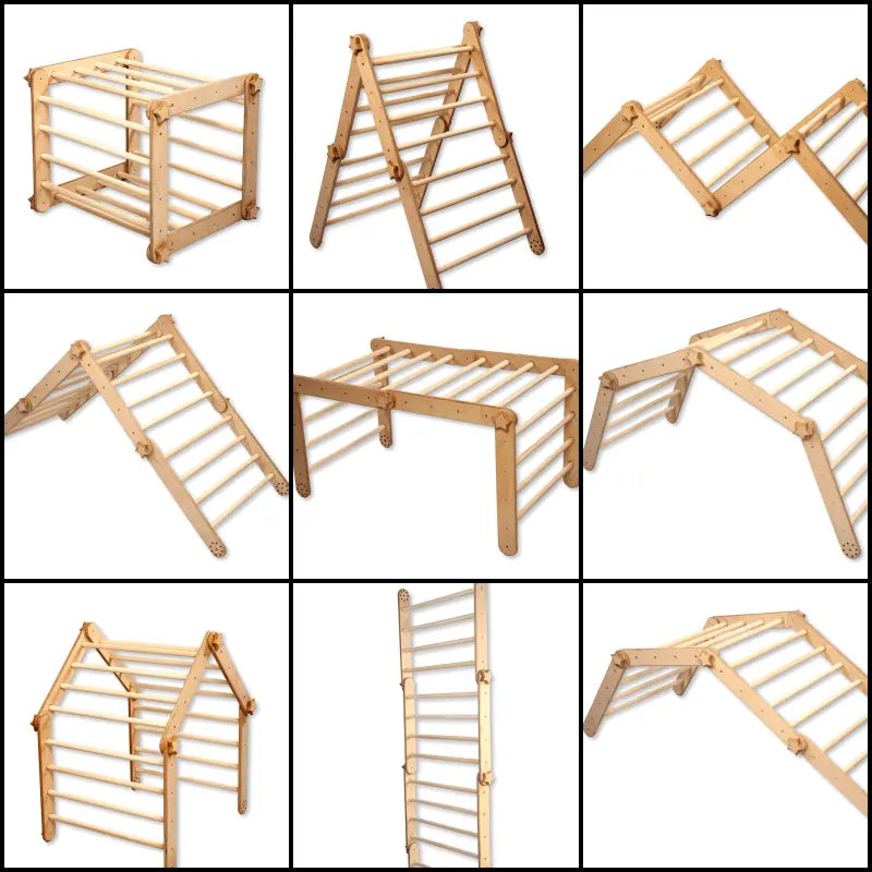 Montessori Climber Set Six Pieces Indoor Playground Kids Kidodido Everetts Place: Online Boutique