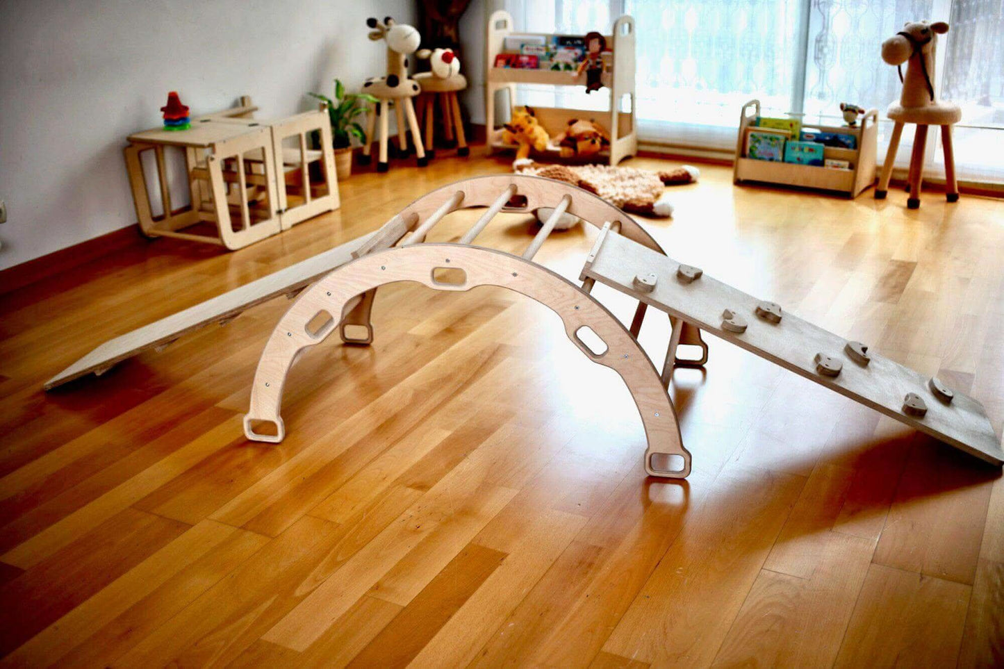 Montessori Climbing Arch Rocker With Two Ramps And Pillow Kidodido Everetts Place: Online Boutique