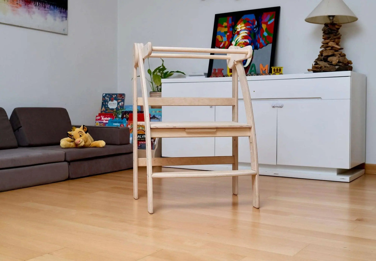 Kidodido Montessori Foldable Toddler Tower Single or Double Size - Furniture > Baby & Toddler Furniture > High Chairs & Booster Seats Learning Towers